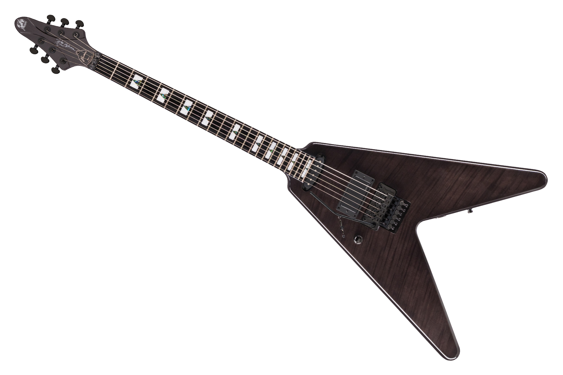 Artist Line Breaker WH-1 - Nirvana Black Transparent High Polish E-Gitarre